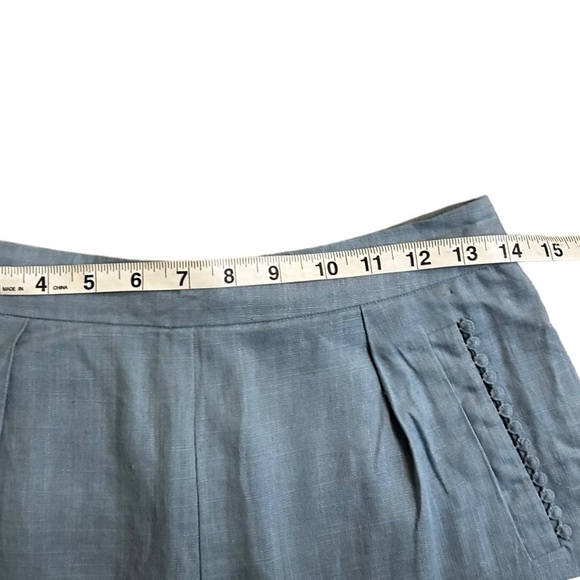 Lost in Lunar Women's Linen Blend High Waisted Shorts - Picture 7 of 9